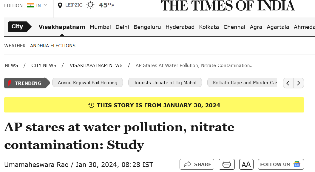Water Pollution Study